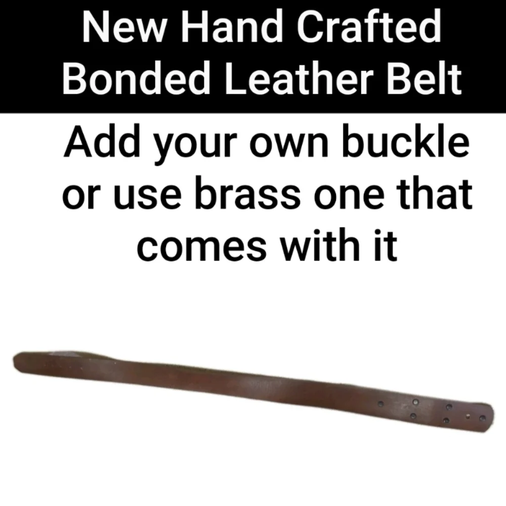 Hand Crafted Bonded Leather Belt 28-32